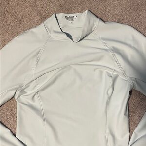 Athleta Cropped mock neck